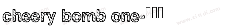cheery bomb one字体转换